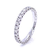 Anello Gazzola Eternity in Oro bianco Diamante